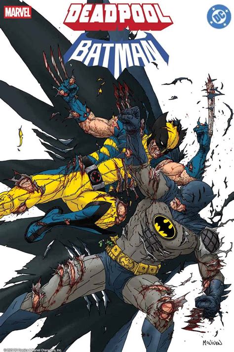 Ilustración de Batman en combate contra los Mutantes