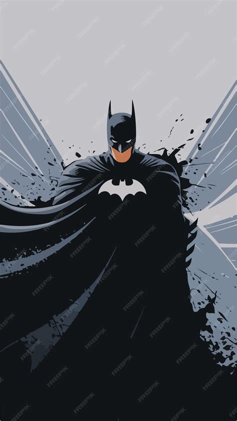 Ilustración de Batman en acción