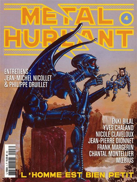 Portadas de revistas como Métal Hurlant y Pilote