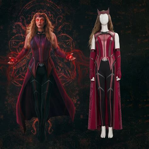 Wanda Maximoff en su traje de Bruja Escarlata