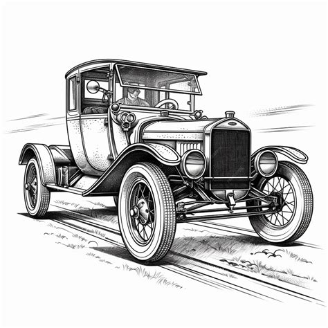 Benjamin Button conduciendo un automóvil antiguo