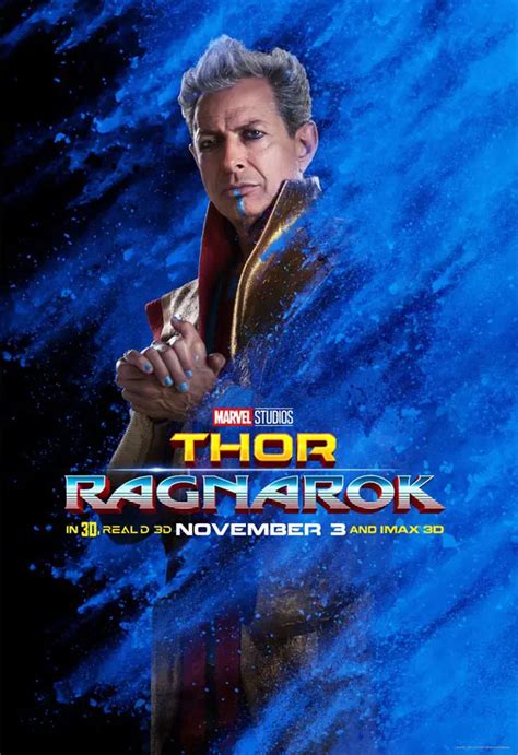 Jeff Goldblum como el Gran Maestro en Thor: Ragnarok