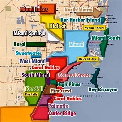 Mapa de Miami