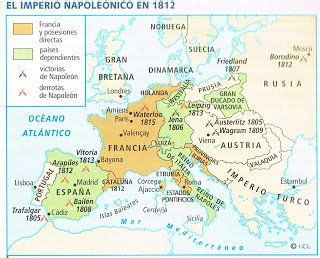 Mapa de las campañas napoleónicas
