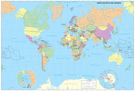 Mapa del mundo de Oscita
