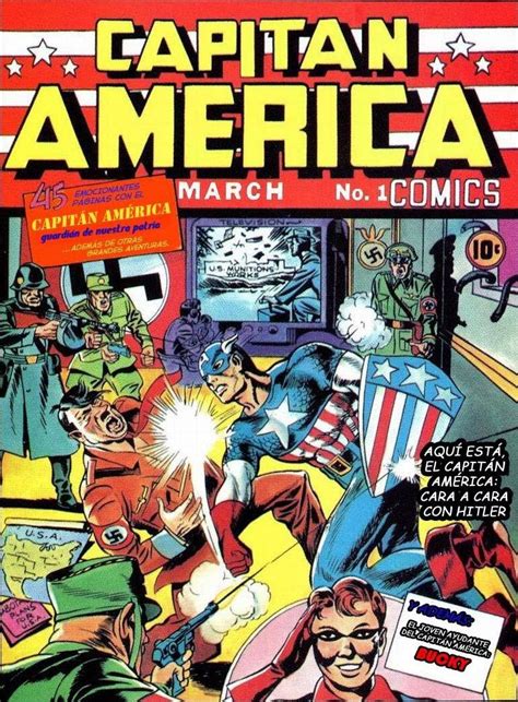 Capa de la primera aparición del Capitán América en 