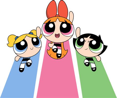 Las tres Chicas Superpoderosas en acción