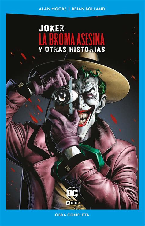 Portada de 'La broma asesina' con el Joker y una cámara