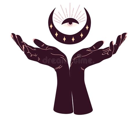 Ilustración del logo de La Mano con símbolos ninja y místicos