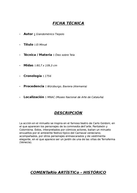 Detalle de la ficha técnica del cómic