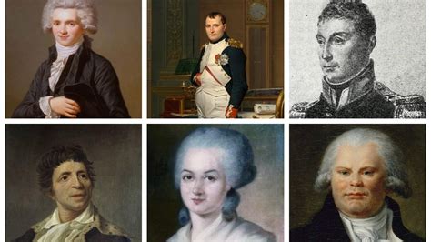 Ilustración de personajes de la Revolución Francesa
