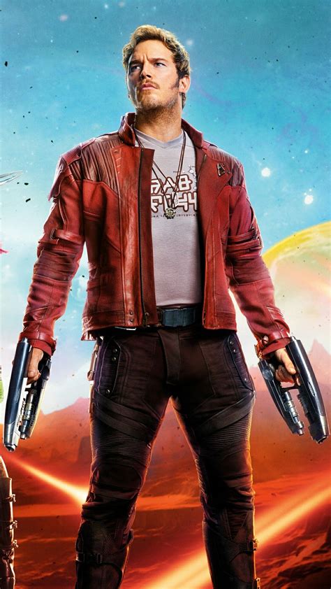 Peter Quill como Star-Lord en acción