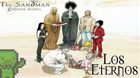 Ilustración de los Eternos de Sandman