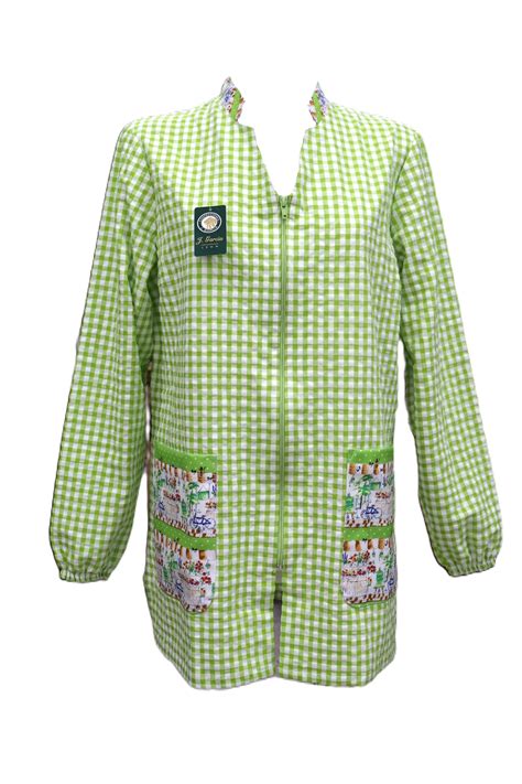 Mandilón de profesora con estampado de comics