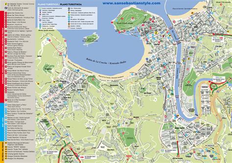 Mapa de España destacando San Sebastián y Cáceres