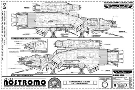 Diseño de la nave Nostromo