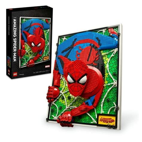 Detalle del set LEGO® Art El Sorprendente Spider-Man