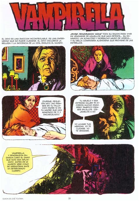 Ilustración de Vampirella por Pepe González