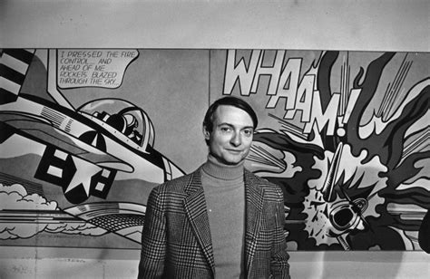Roy Lichtenstein en su estudio