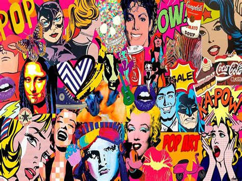 Ejemplo de collage del arte pop británico