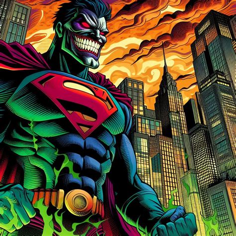 Superman entrenando a Superboy con su visión telescópica