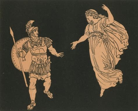 La sombra de Creúsa se aparece a Eneas