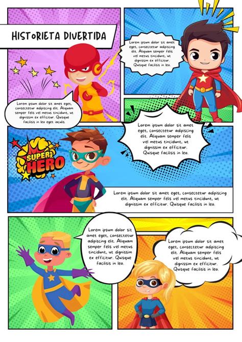 Detalle de una página de cómic con acuarela