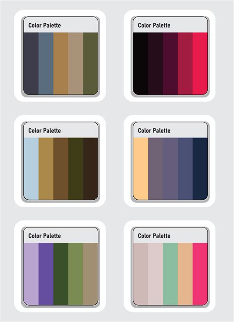Paleta de colores para personajes de cómic