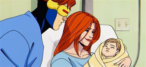 Cíclope y Jean Grey en el futuro con los Askani