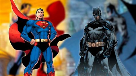 Comparativa visual de Superman y Batman