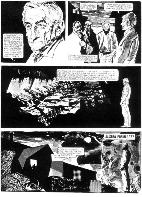 Ilustración de El Eternauta por Alberto Breccia