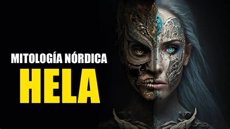 Ilustración de Hela, la diosa asgardiana de la muerte, con su capa característica.