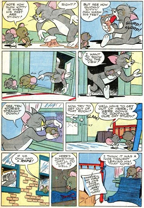 Un cómic de Tom y Jerry