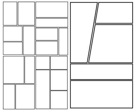 Ilustración de paneles de cómic