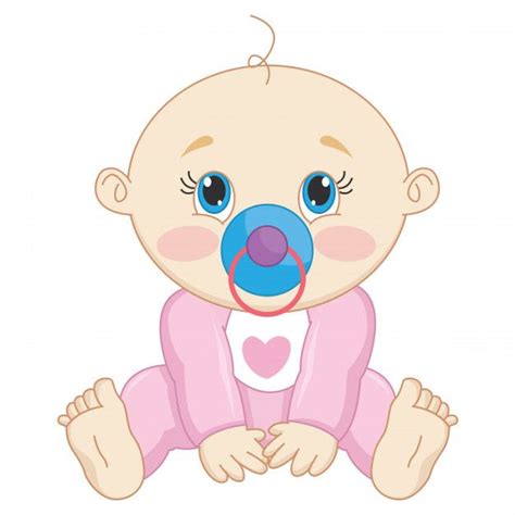 Ilustración de un bebé con maletín