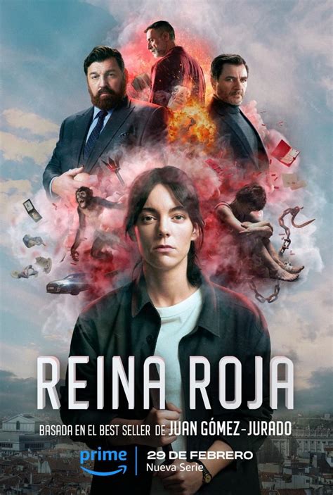 Portadas de las novelas de Reina Roja