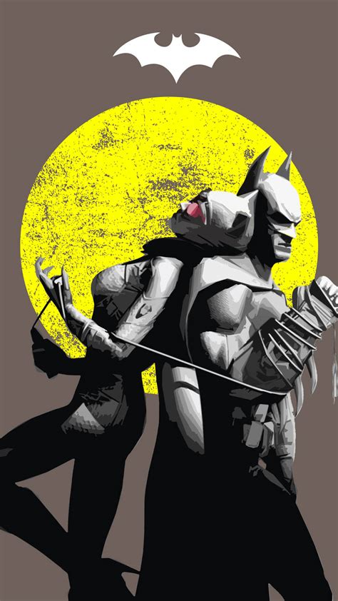 Ilustración de Batman y Catwoman en Batman: Silencio