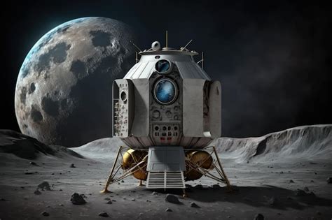 Nave Helios en la luna LV-223