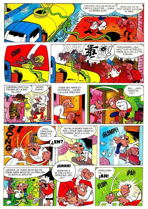 Viñeta cómica de Mortadelo y Filemón en un hospital