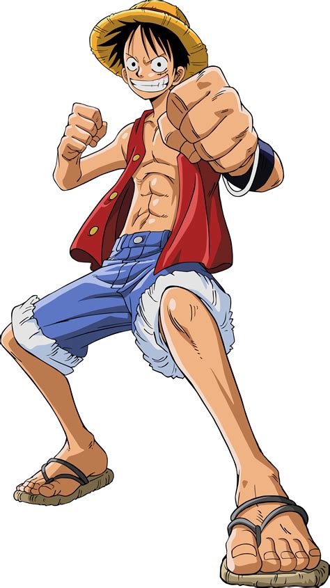 Monkey D. Luffy en pose de acción
