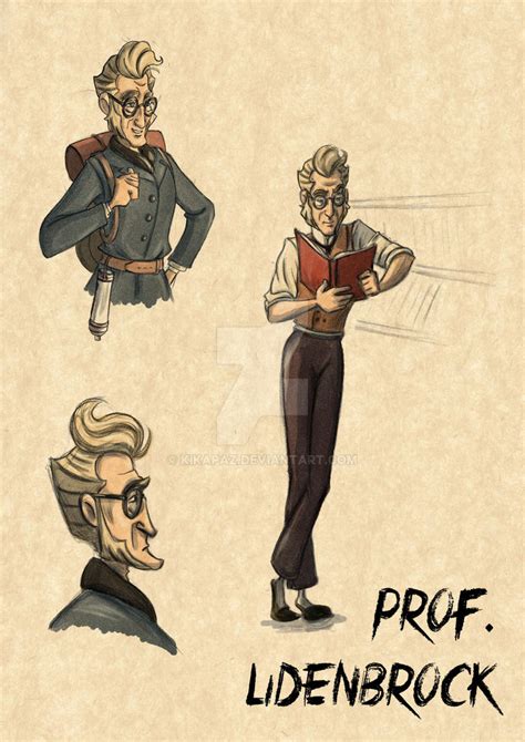Ilustración del Profesor Lidenbrock descubriendo el pergamino