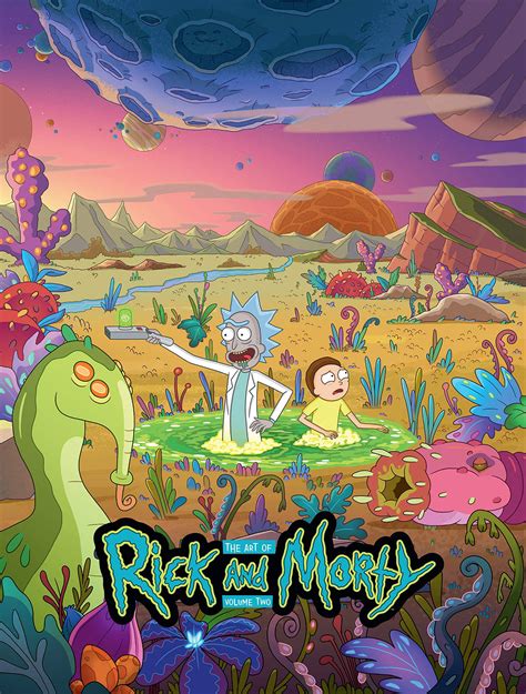 Portada de un cómic de Rick y Morty