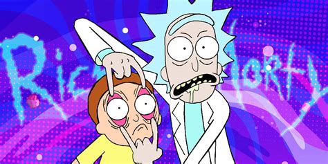 Ilustración de Rick y Morty en una aventura cósmica