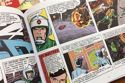 Ilustración de cómic de ciencia ficción de mediados del siglo XX