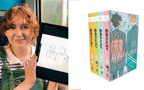 Ejemplo de página de la novela gráfica Heartstopper