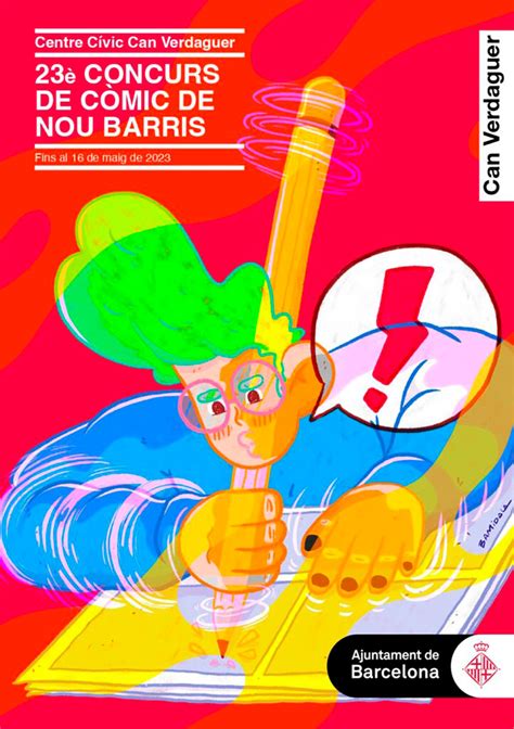 Cartel del Concurso de Cómic de Nou Barris