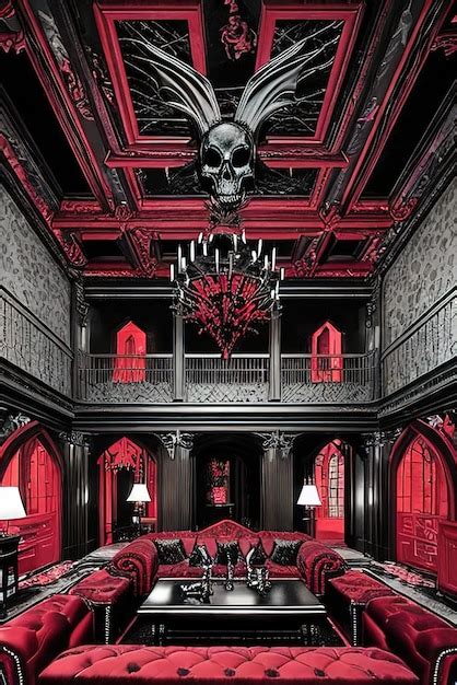 Ilustración gótica de vampiros