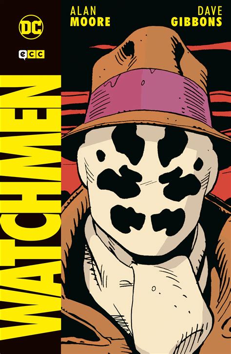 Portada del cómic Watchmen con el smiley manchado de sangre