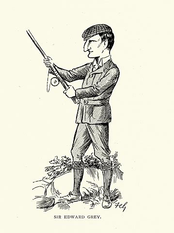Ilustración gótica de Sir Edward Grey
