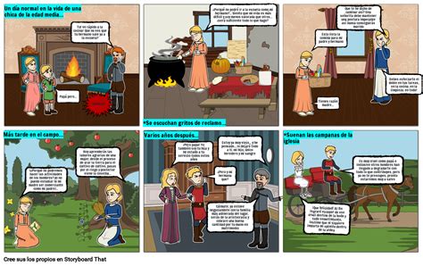 Ejemplo de cómic histórico sobre la Edad Media